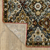 Oriental Weavers Andorra 2408A Red Multi Area Rug Flip