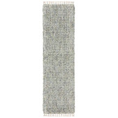 Oriental Weavers Axis AX02A Blue Ivory Runner Area Rug