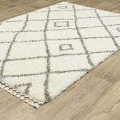 Oriental Weavers Axis AX03A Ivory Multi Area Rug Angle Oriental Weavers Axis AX03A Ivory Multi Area Rug Angle