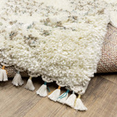 Oriental Weavers Axis AX05A Ivory Multi Area Rug Wave