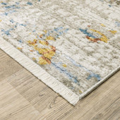 Oriental Weavers Bauer 5E Beige Multi Area Rug Corner