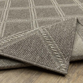 Oriental Weavers Caicos CA02N Grey Area Rug Wave