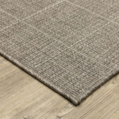 Oriental Weavers Caicos CA04B Grey Area Rug Corner