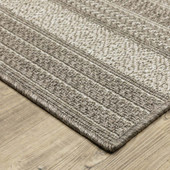 Oriental Weavers Caicos CA06A Grey Area Rug Corner