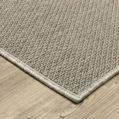 Oriental Weavers Caicos CA07A Grey Area Rug Corner