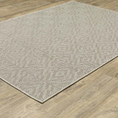 Oriental Weavers Caicos CA08A Grey Area Rug Angle