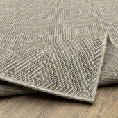 Oriental Weavers Caicos CA08A Grey Area Rug Wave