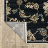 Oriental Weavers Capella CAP05 Blue Multi Area Rug Flip