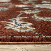 Oriental Weavers Capella CAP06 Red Multi Area Rug Pile