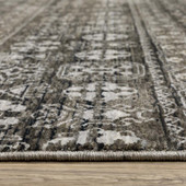 Oriental Weavers Chamberlain CH07C Black Grey Area Rug Pile