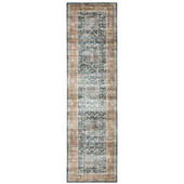 Oriental Weavers Charleston CHA01 Blue Ivory Runner Area Rug