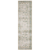 Oriental Weavers Charleston CHA10 Ivory Multi Runner Area Rug
