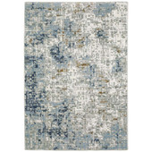 Oriental Weavers Easton 11E Blue Ivory Area Rug