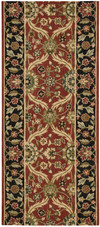 Nourison Grand Parterre Moghul Elegant PT03 Rust 2'6" (30") wide Hall and Stair Runner Nourison Grand Parterre Moghul Elegant PT03 Rust 2'6" (30") wide Hall and Stair Runner