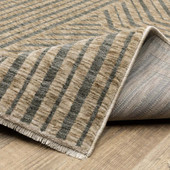 Oriental Weavers Echo ECH01 Beige Grey Area Rug Wave
