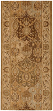 Nourison Grand Parterre Grand Moghul PT04 Gold 2'6" (30") wide Hall and Stair Runner Nourison Grand Parterre Grand Moghul PT04 Gold 2'6" (30") wide Hall and Stair Runner