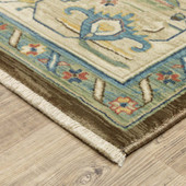 Oriental Weavers Francesca FR09M Brown Multi Area Rug Corner
