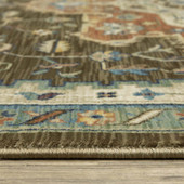 Oriental Weavers Francesca FR09M Brown Multi Area Rug Pile