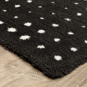 Oriental Weavers Galileo GAL04 Black Ivory Area Rug Corner Oriental Weavers Galileo GAL04 Black Ivory Area Rug Corner