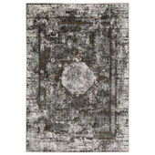 Oriental Weavers Gemini 90O Charcoal Grey Area Rug