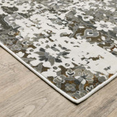 Oriental Weavers Gemini 5501J Ivory Multi Area Rug Corner