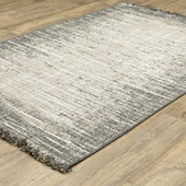 Oriental Weavers Gillian 502J Beige Black Area Rug Angle