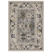 Oriental Weavers Hastings HA04U Ivory Blue Area Rug Oriental Weavers Hastings HA04U Ivory Blue Area Rug