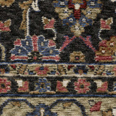 Oriental Weavers Hastings HA07D Charcoal Pink Area Rug Zoom Oriental Weavers Hastings HA07D Charcoal Pink Area Rug Zoom