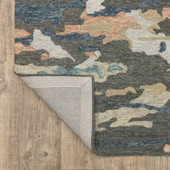 Oriental Weavers Kipton KIP01 Grey Blue Area Rug Flip