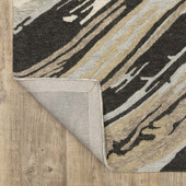 Oriental Weavers Kipton KIP05 Grey Gold Area Rug Flip