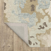 Oriental Weavers Kipton KIP06 Beige Blue Area Rug Flip