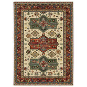 Oriental Weavers Lilihan 8022R Red Multi Area Rug