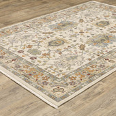Oriental Weavers Lucca 2063Y Ivory Multi Area Rug Angle