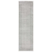 Oriental Weavers Montecito 94W White Grey Runner Area Rug