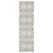 Oriental Weavers Montecito 4158W White Grey Runner Area Rug