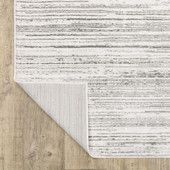 Oriental Weavers Montecito 4154W White Grey Area Rug Flip