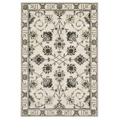 Oriental Weavers Raylan RAY03 Ivory Grey Area Rug Oriental Weavers Raylan RAY03 Ivory Grey Area Rug