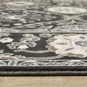 Oriental Weavers Raylan RAY05 Black Grey Area Rug Pile