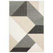 Oriental Weavers Raylan RAY07 Ivory Black Area Rug Oriental Weavers Raylan RAY07 Ivory Black Area Rug