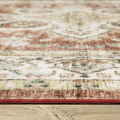 Oriental Weavers Sumter SUM01 Red Ivory Area Rug Pile Oriental Weavers Sumter SUM01 Red Ivory Area Rug Pile