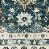 Oriental Weavers Sumter SUM08 Teal Ivory Area Rug Zoom Oriental Weavers Sumter SUM08 Teal Ivory Area Rug Zoom
