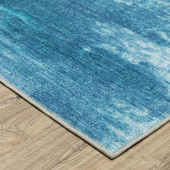 Oriental Weavers Sumter SUM10 Blue Area Rug Corner Oriental Weavers Sumter SUM10 Blue Area Rug Corner