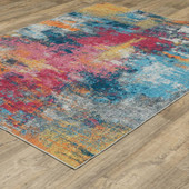 Oriental Weavers Sumter SUM11 Multi Area Rug Angle Oriental Weavers Sumter SUM11 Multi Area Rug Angle