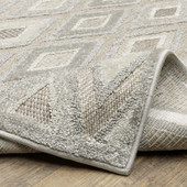 Oriental Weavers Tangier TAN02 Beige Grey Area Rug Wave