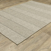 Oriental Weavers Tortuga TR01A Beige Black Area Rug Angle Oriental Weavers Tortuga TR01A Beige Black Area Rug Angle