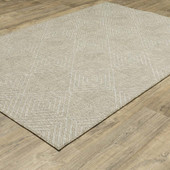 Oriental Weavers Tortuga TR05A Beige Area Rug Angle Oriental Weavers Tortuga TR05A Beige Area Rug Angle