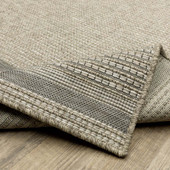 Oriental Weavers Tortuga TR07A Beige Black Area Rug Wave