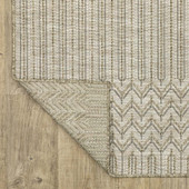 Oriental Weavers Tortuga TR09A Beige Black Area Rug Flip