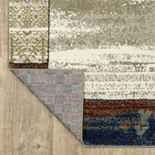 Oriental Weavers Venice 5774W Beige Multi Area Rug Flip