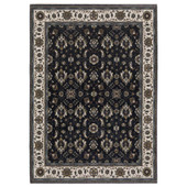 Oriental Weavers Vivian VI03A Blue Ivory Area Rug